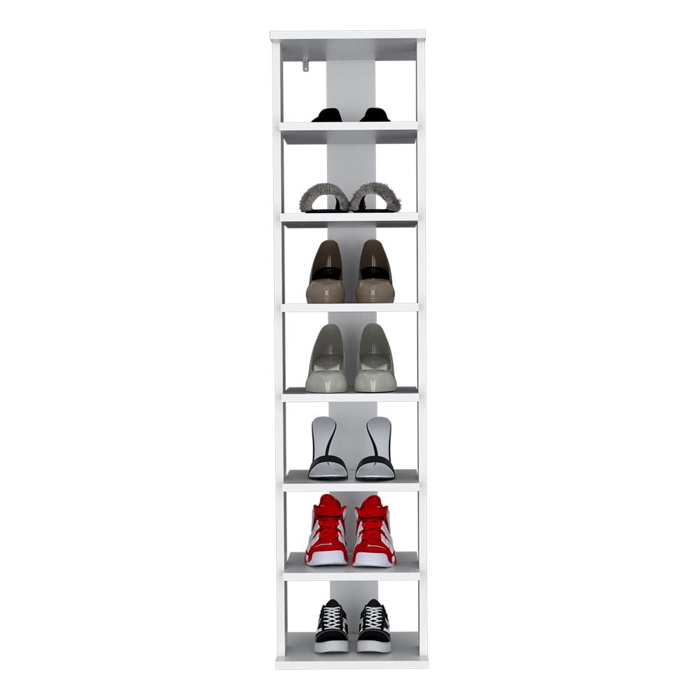 Banks  Shoe Rack Organizer, Badroom, White. Picture 2