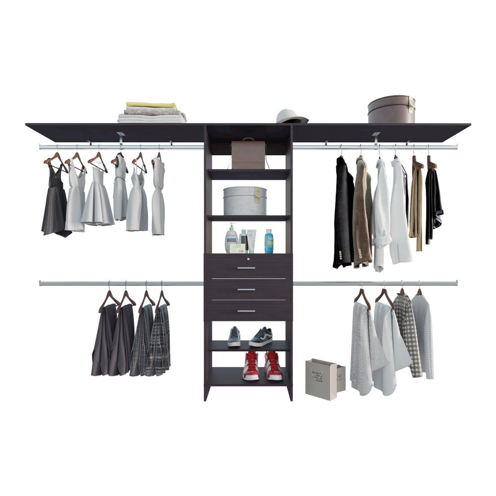 Taos Closet Organization System, Badroom, Black. Picture 2