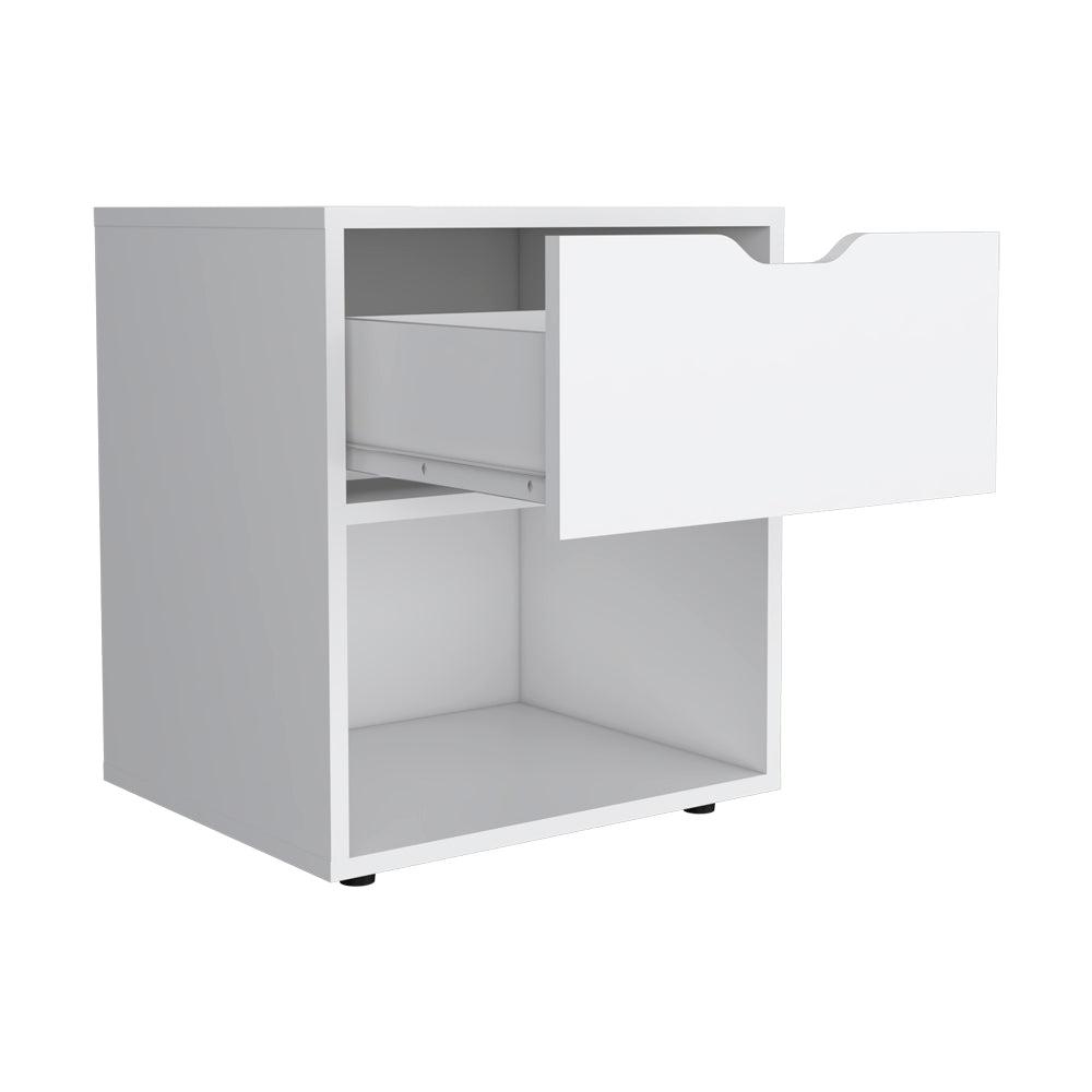 Nightstand Altheimer, Bedroom, White. Picture 6