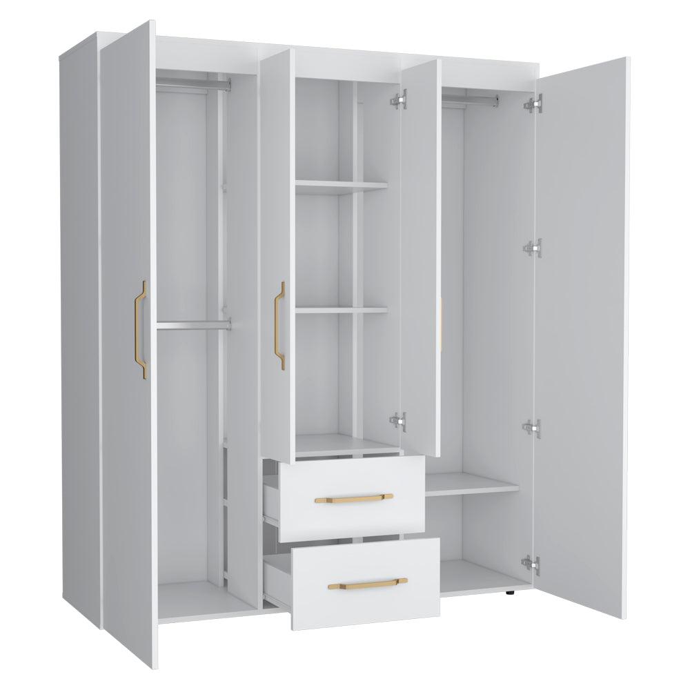 Armoire Elma, Bedroom, White. Picture 2