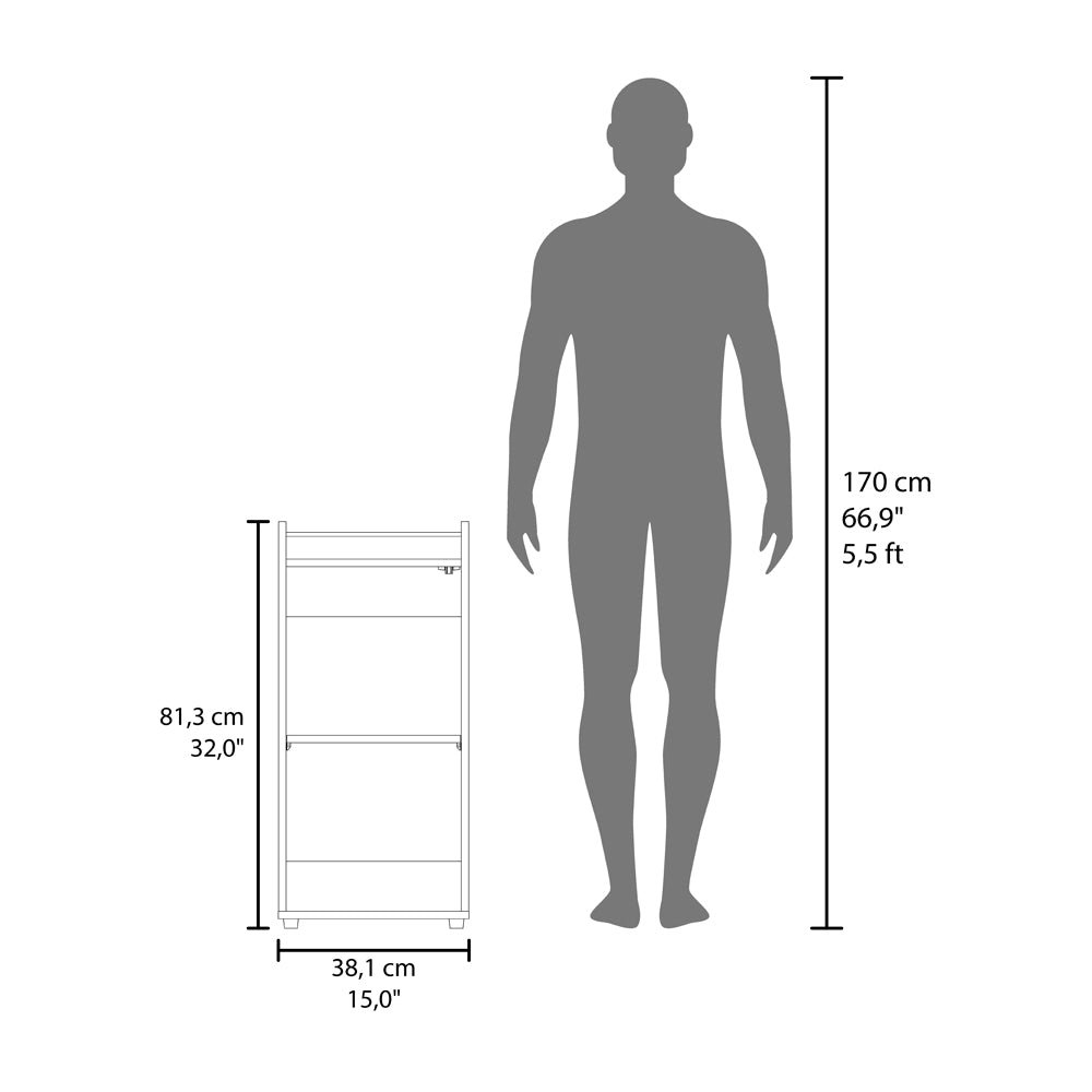 Minibar Cabinet Lampeter, Living Room, White. Picture 6