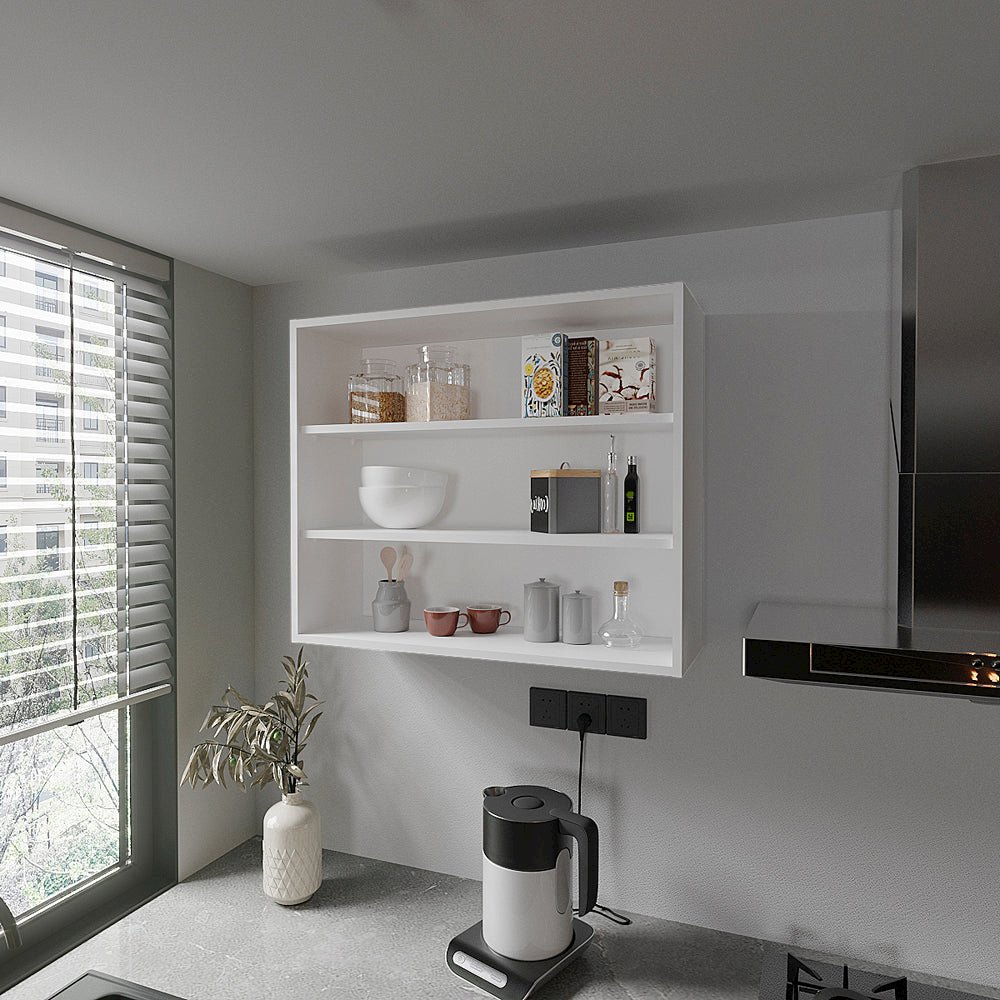 Floating Shelf Meeker, Kitchen, White. Picture 7