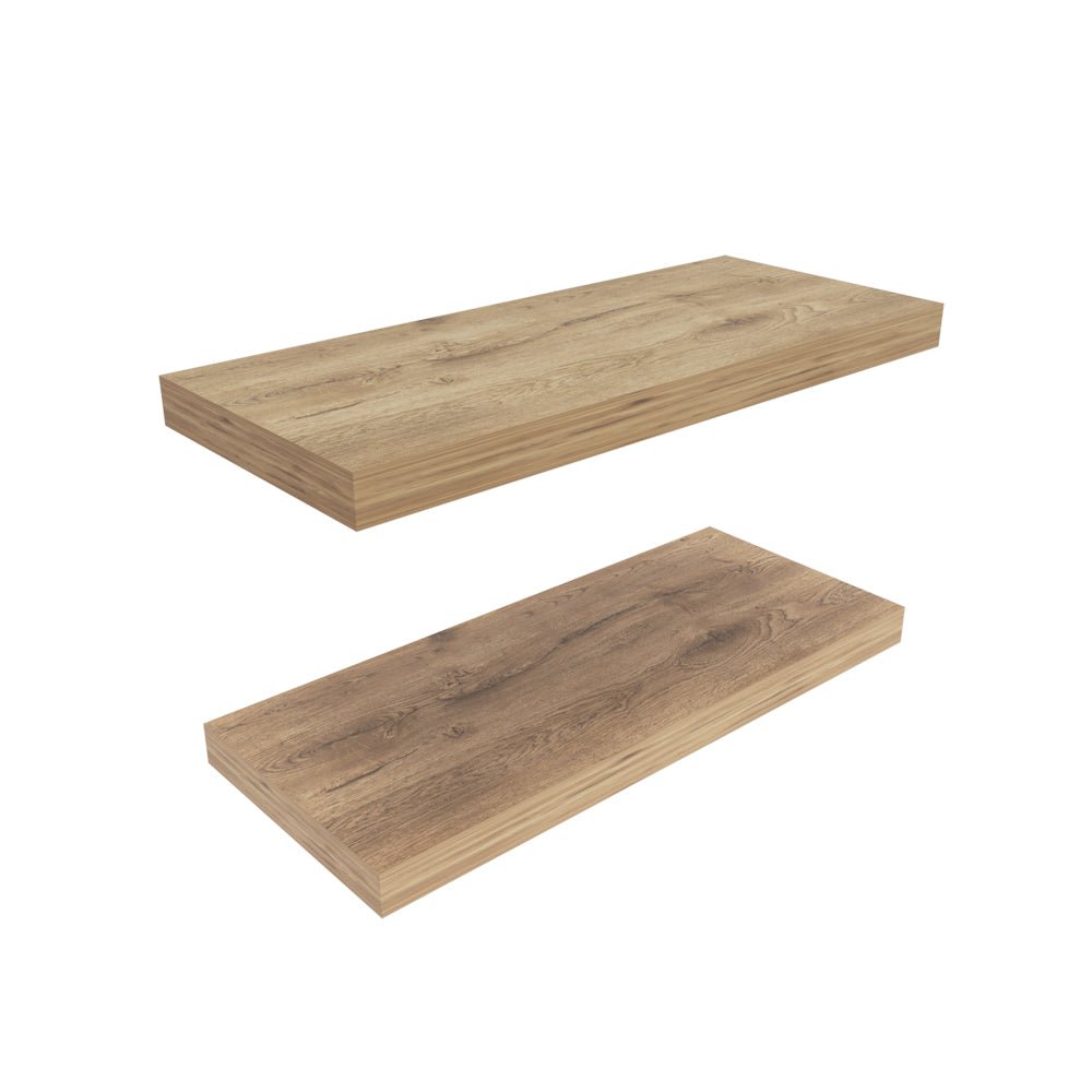 Double Floating Shelf Dallas Stylish Set of Two Shelves. Picture 1