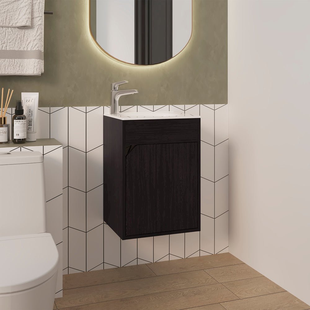 Hudson Vanity Sink, Bathroom, Black. Picture 4