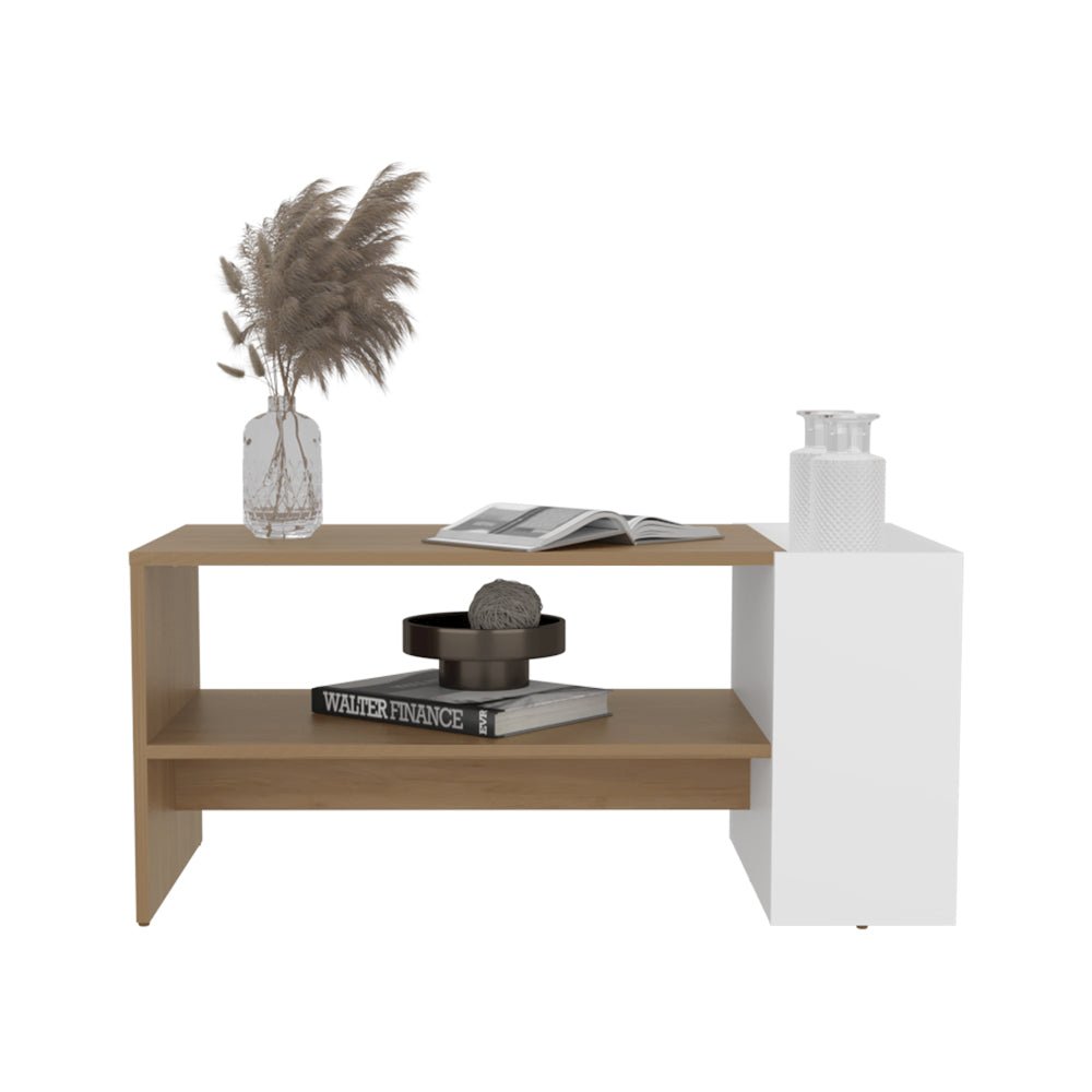 Corsica Table, Living Room, Brown and White. Picture 5