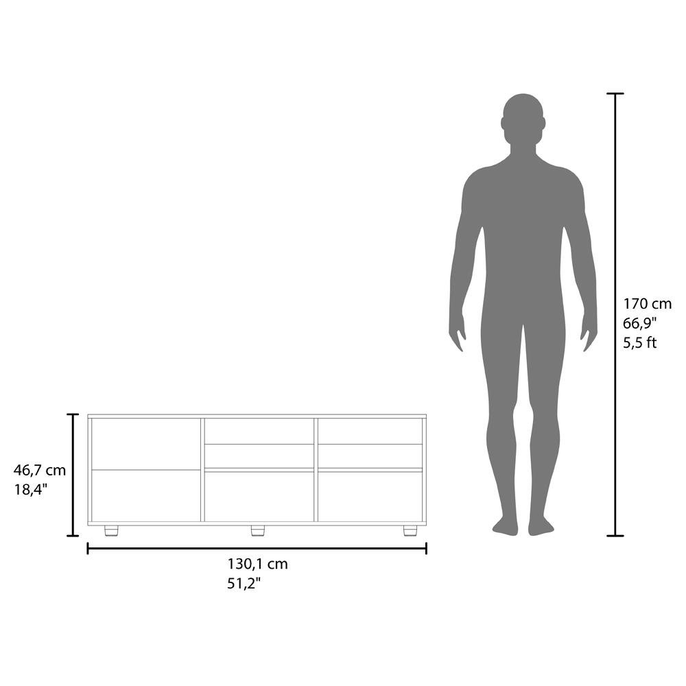 Roseland Tv Stand, Living Room, Black. Picture 7