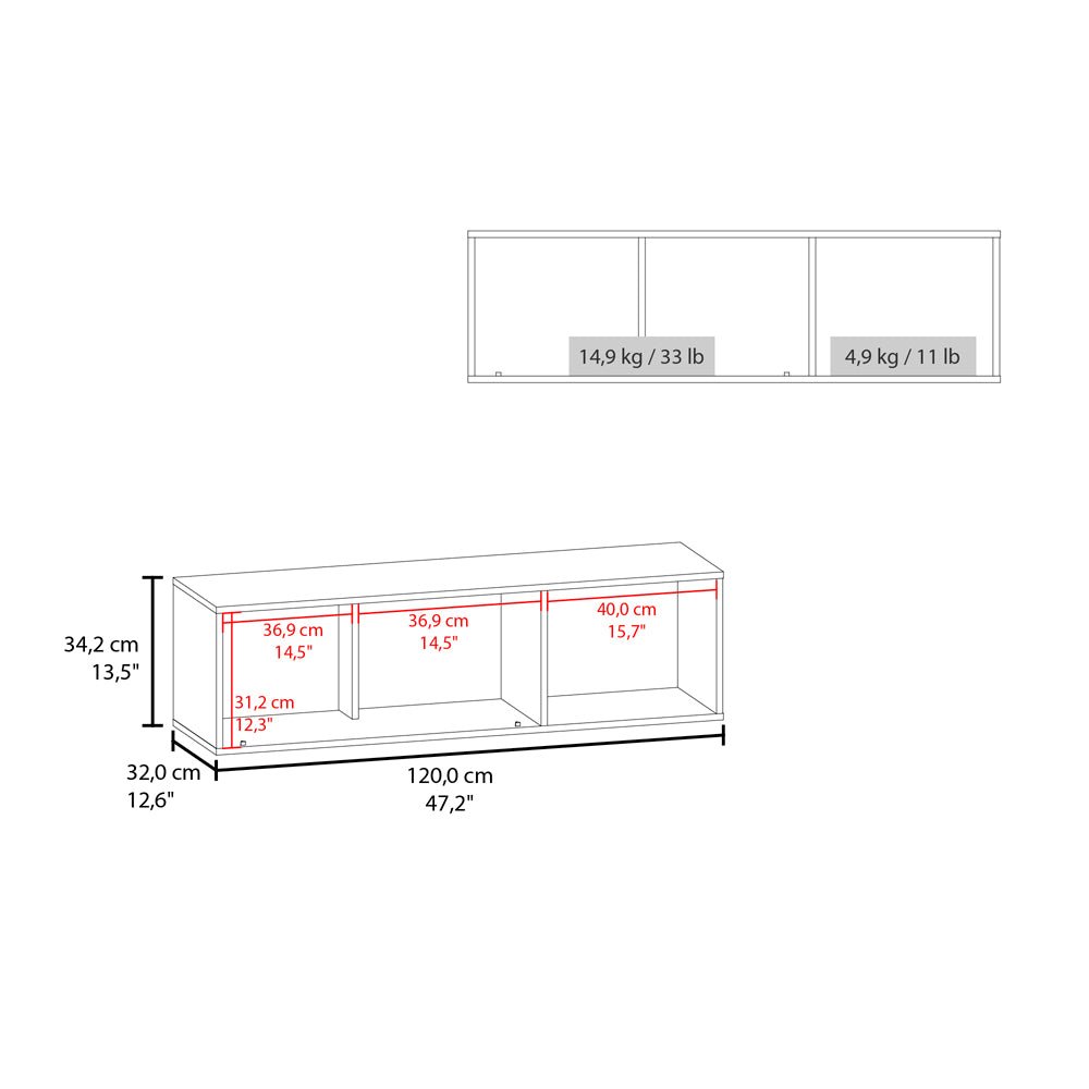 Tuckerman Wall Cabinet,  White/Macadamia. Picture 6