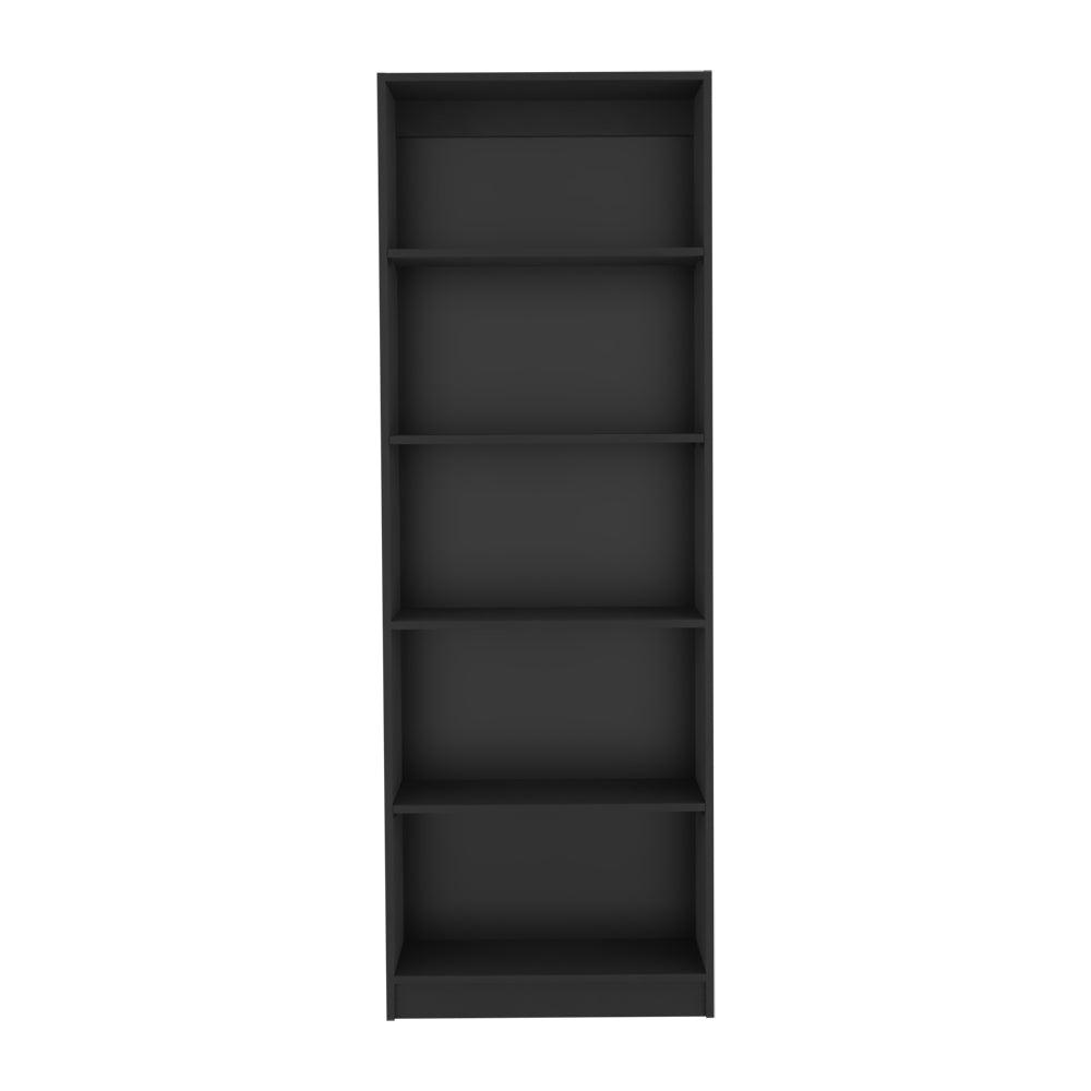 Bookcase 4-Shelves Benzoni, Office, Black. Picture 1