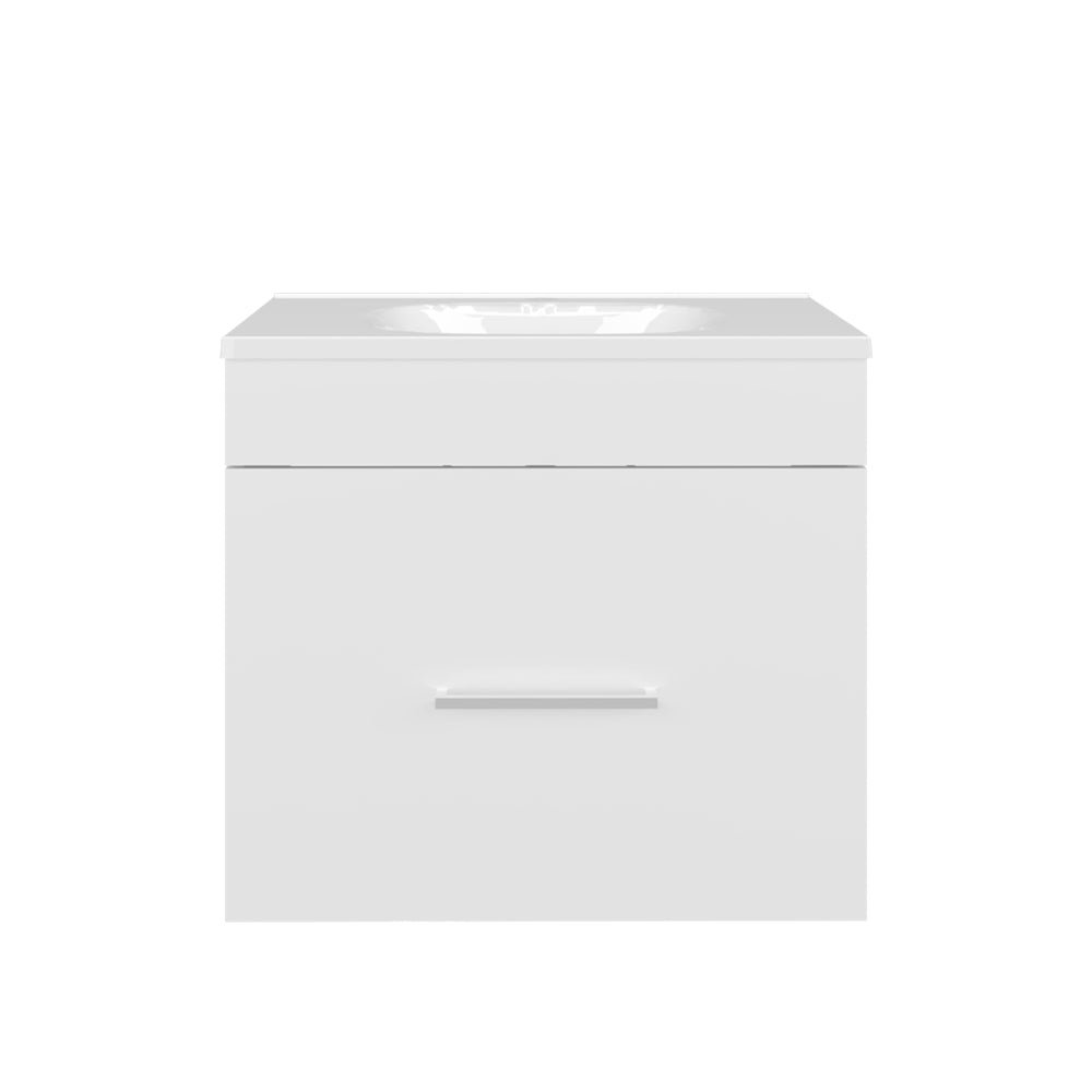Arequipa Hatta Bathroom Vanity Kronos – Modern Floating Sink Cabinet. Picture 1