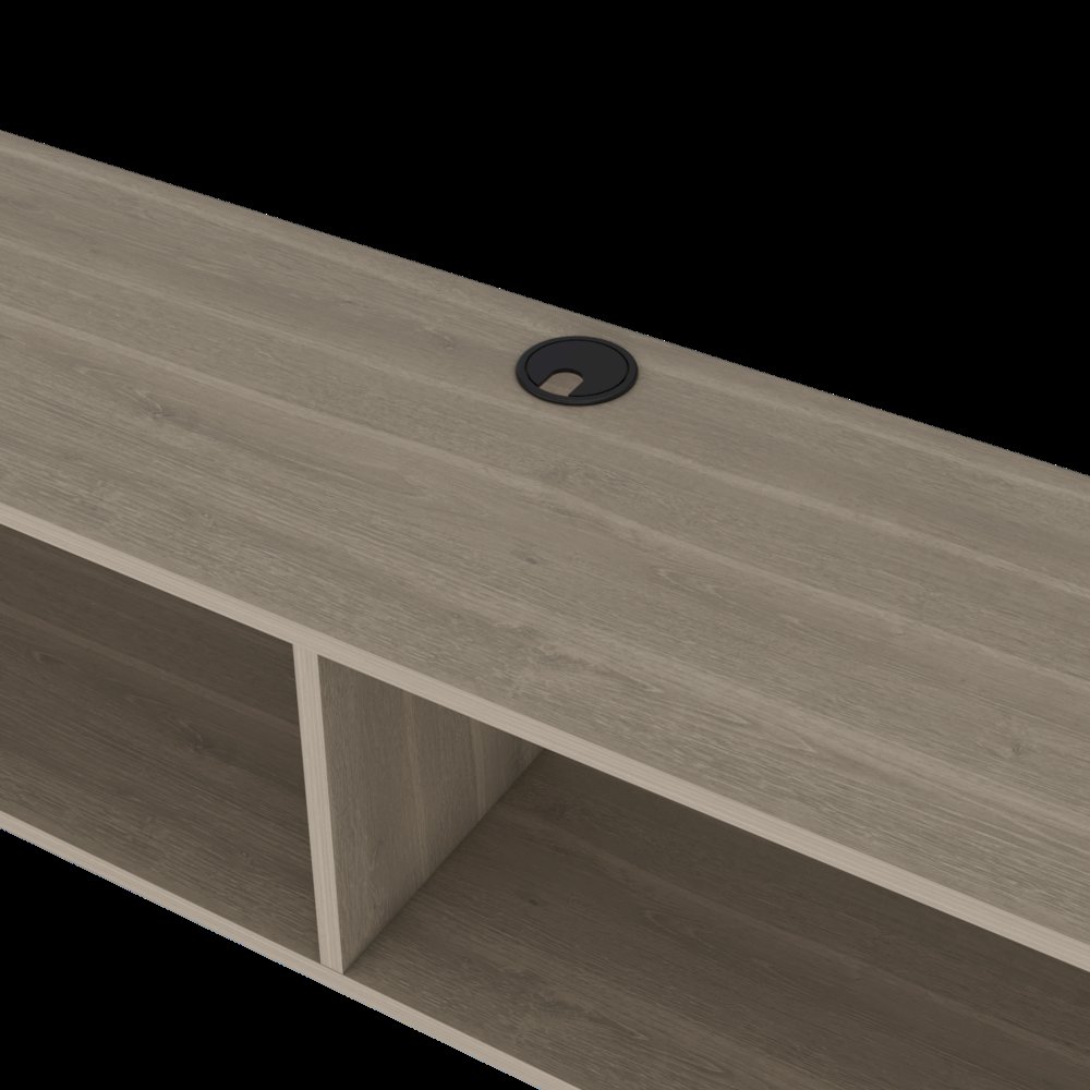 Floating Tv Stand Moore, Living Room, White Oak. Picture 4