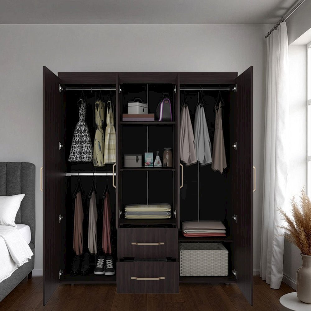 Armoire Elma, Petunia BROWN. Picture 4