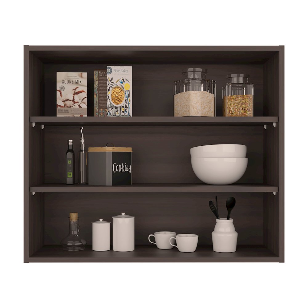 Floating Shelf Meeker, Kitchen, Brown. Picture 1