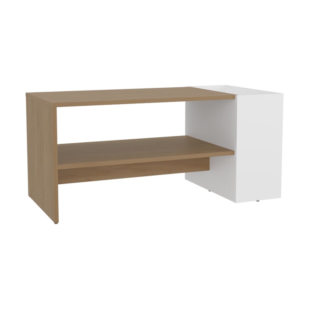 Corsica Table, Living Room, Brown and White. Picture 8