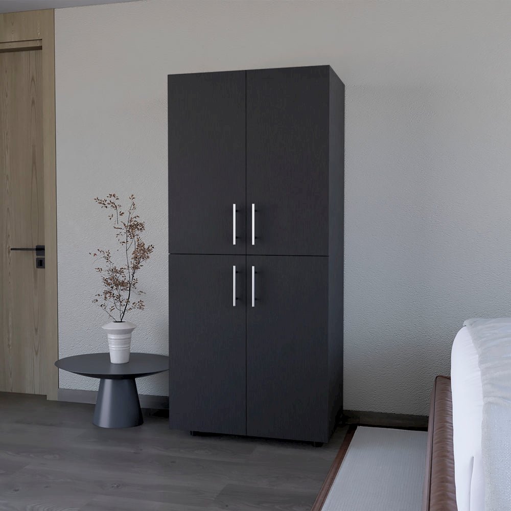 Armoire Moscow, Bedroom, Black. Picture 2