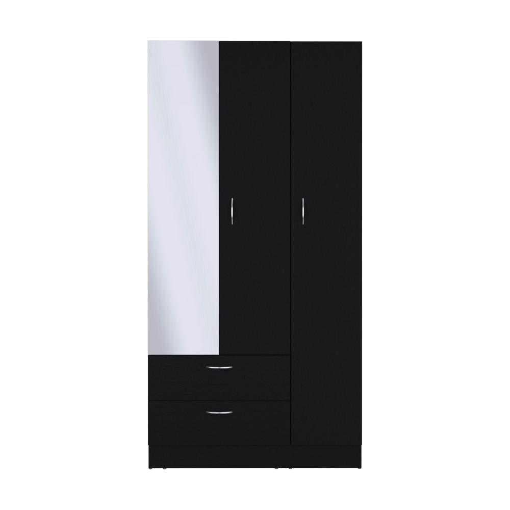 Armoire Haddam, Bedroom, Black. Picture 1