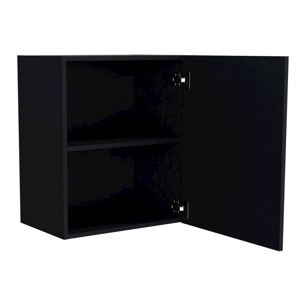 Wall Cabinet Dennard, Kitchen, Black. Picture 6