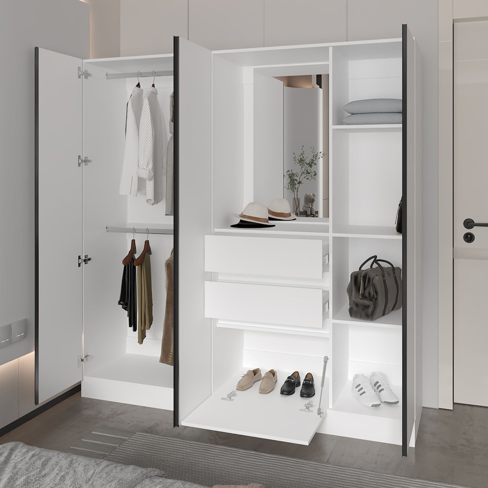 Minden Armoire, Bedroom, White. Picture 2