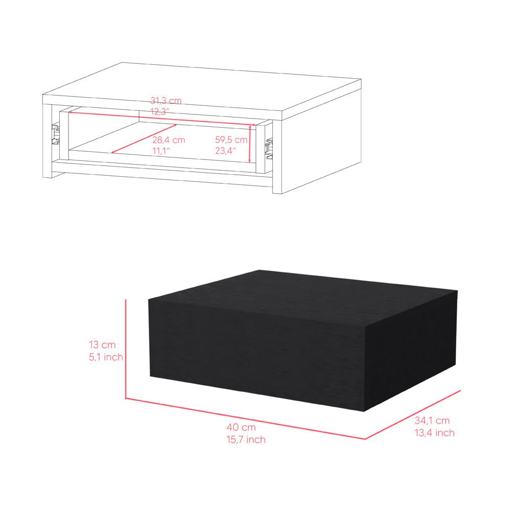 Nightstand Isola, Bedroom, Black. Picture 7