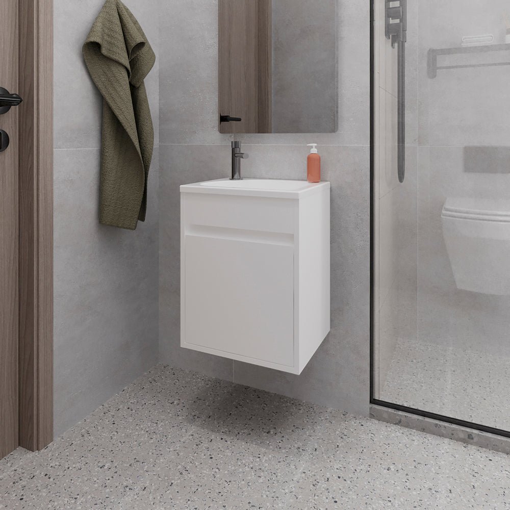Sutcliffe Vanity Sink, Bathroom, White. Picture 4