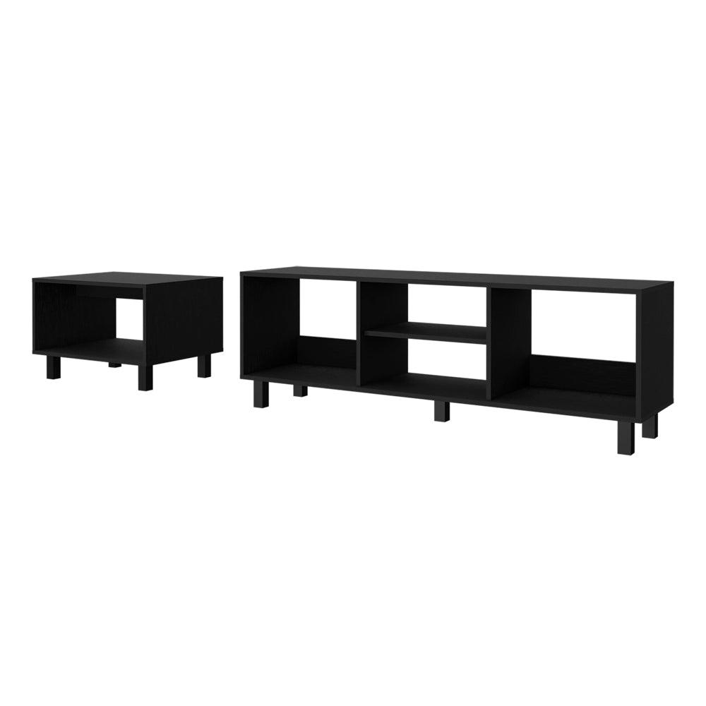 2pc Living Room Set Millville, Living Room, Black. Picture 2