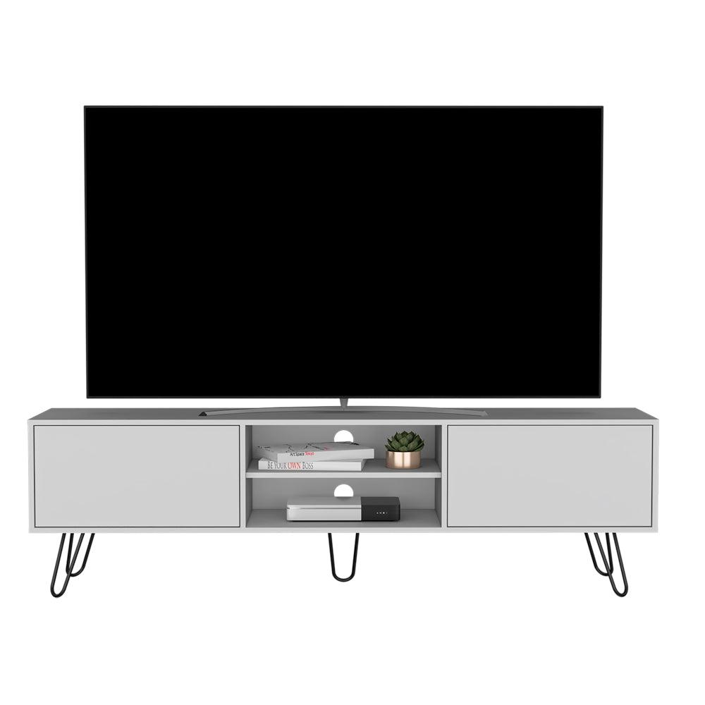 Tv Stand Franklin, Living Room, White. Picture 7