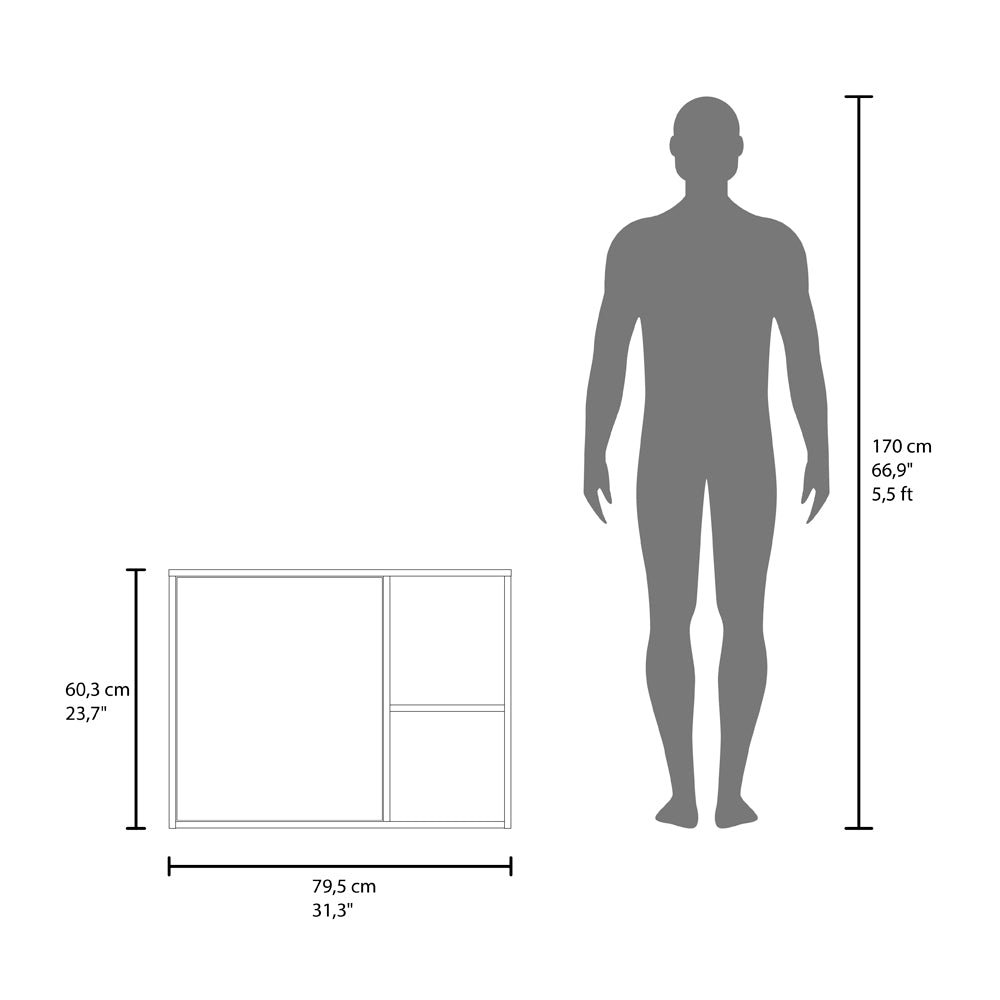 Irwin Modern Medicine Cabinet with Mirror – White Manufactured Wood Finish. Picture 7