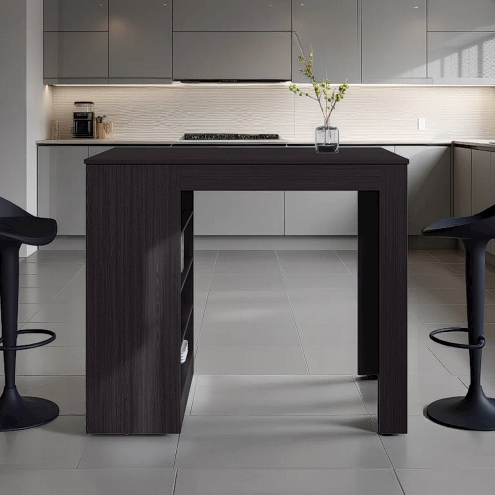 Norton Table, Modern Design, 4 Open Shelves, Ideal for Kitchen. Picture 6