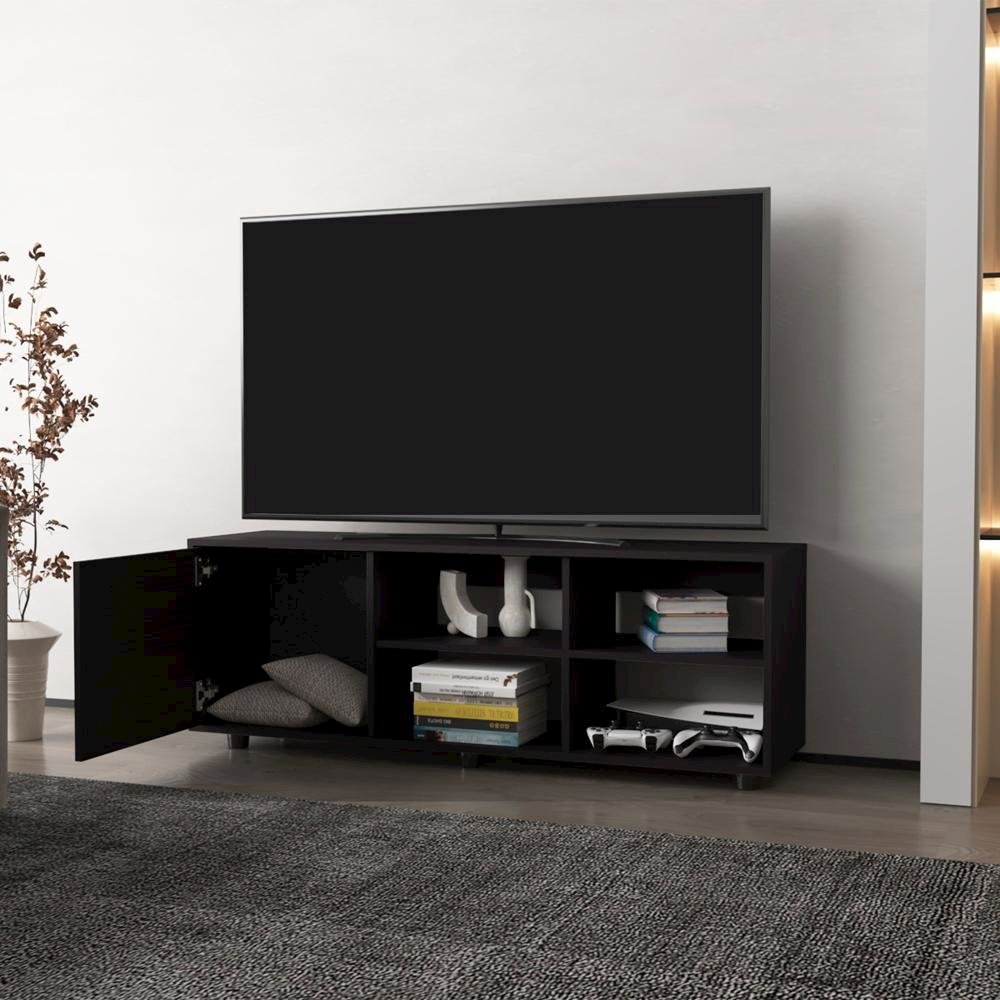 Roseland Tv Stand, Living Room, Black. Picture 5