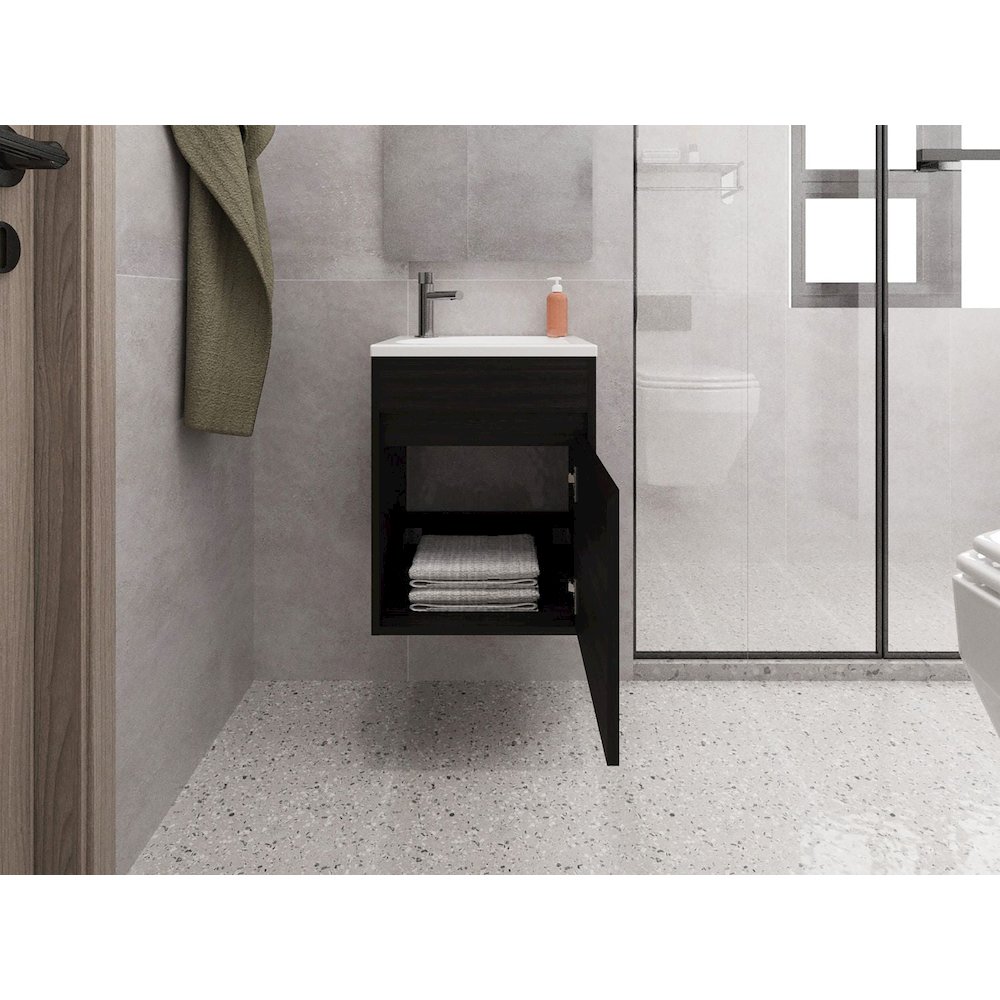 Sutcliffe Vanity Sink, Bathroom, Black. Picture 7