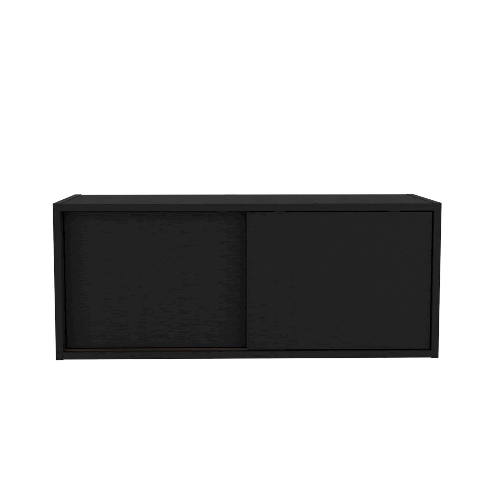 Wall Cabinet Bliss, Office, Black. Picture 1