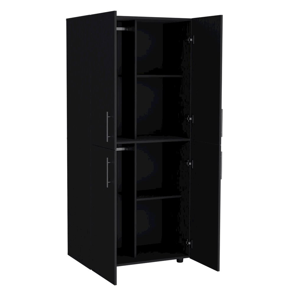 Armoire Moscow, Bedroom, Black. Picture 6