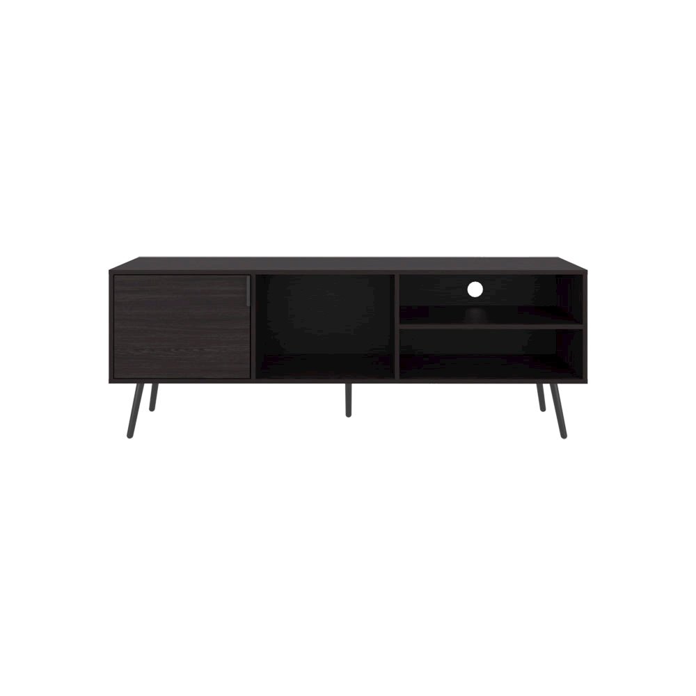 Long Beach Tv Stand , Living Room, Black. Picture 1