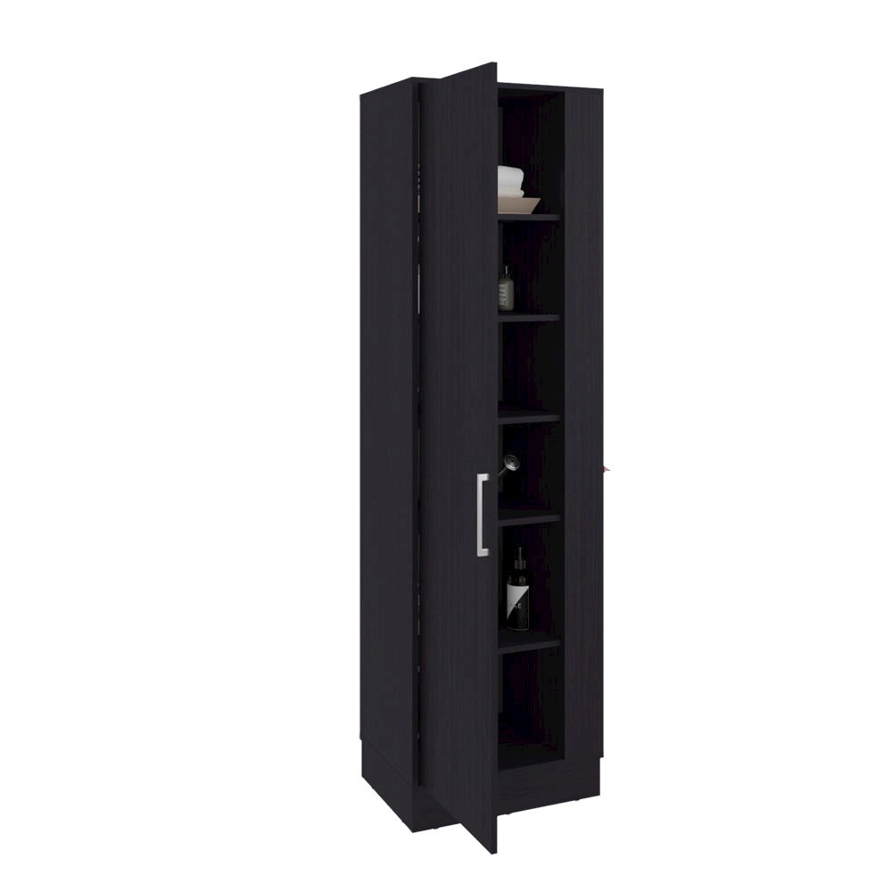 Storage Cabinet Manika, Laundry, Black. Picture 4