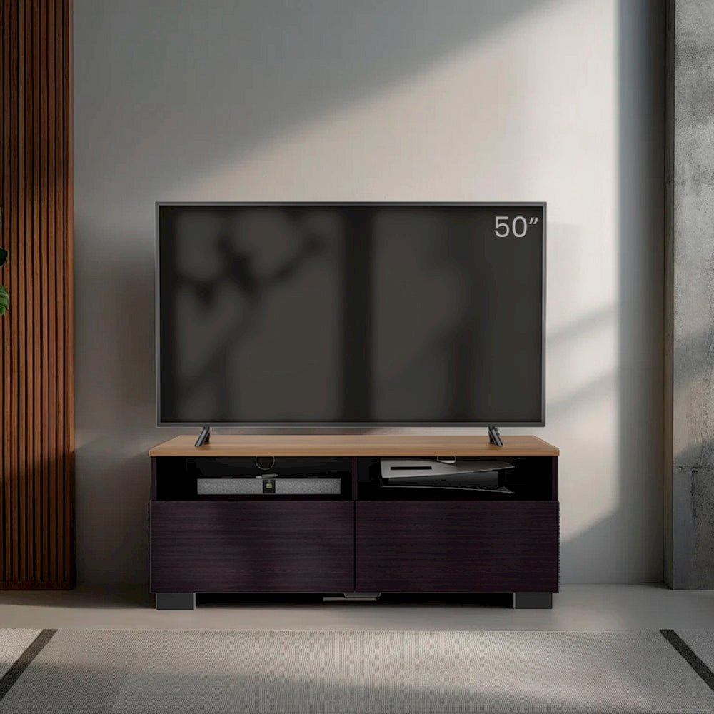 Tanner TV Stand, 2 Shelves, Open Storage, Living Room. Picture 2
