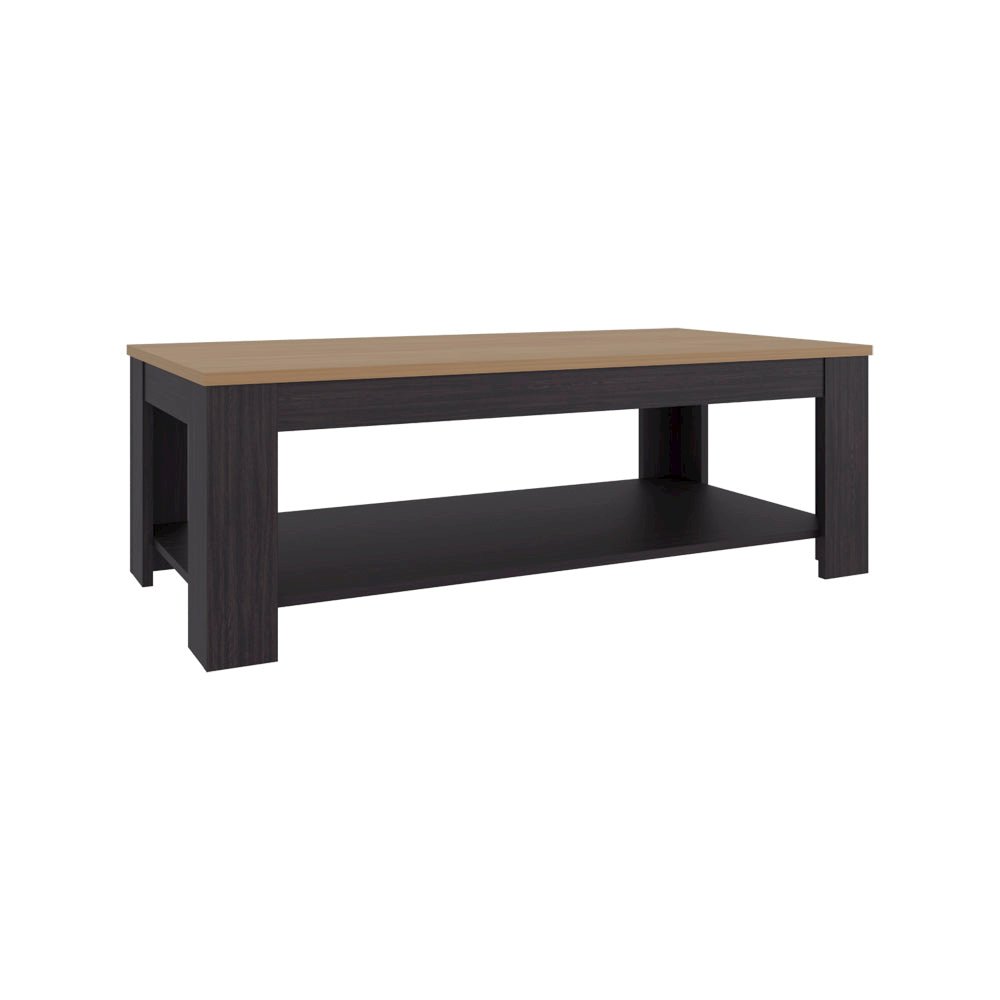 Bazine Table Nova, Modern Coffee Table with Open Shelf, Stylish Living Room. Picture 4