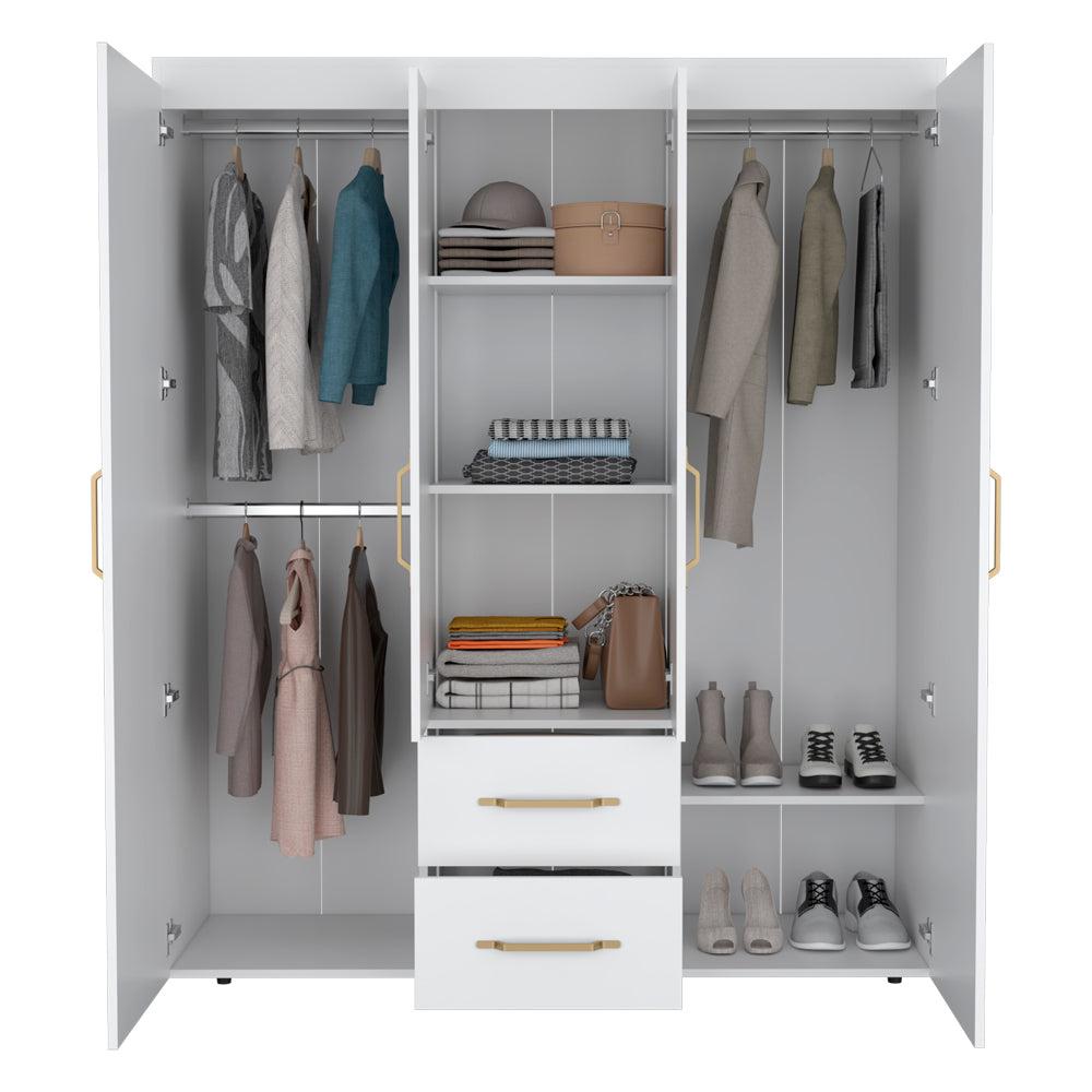 Armoire Elma, Bedroom, White. Picture 4