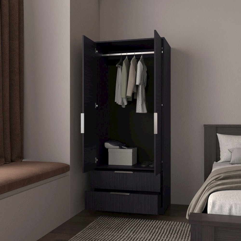 Trappe Armoire, Bedroom, Black. Picture 5