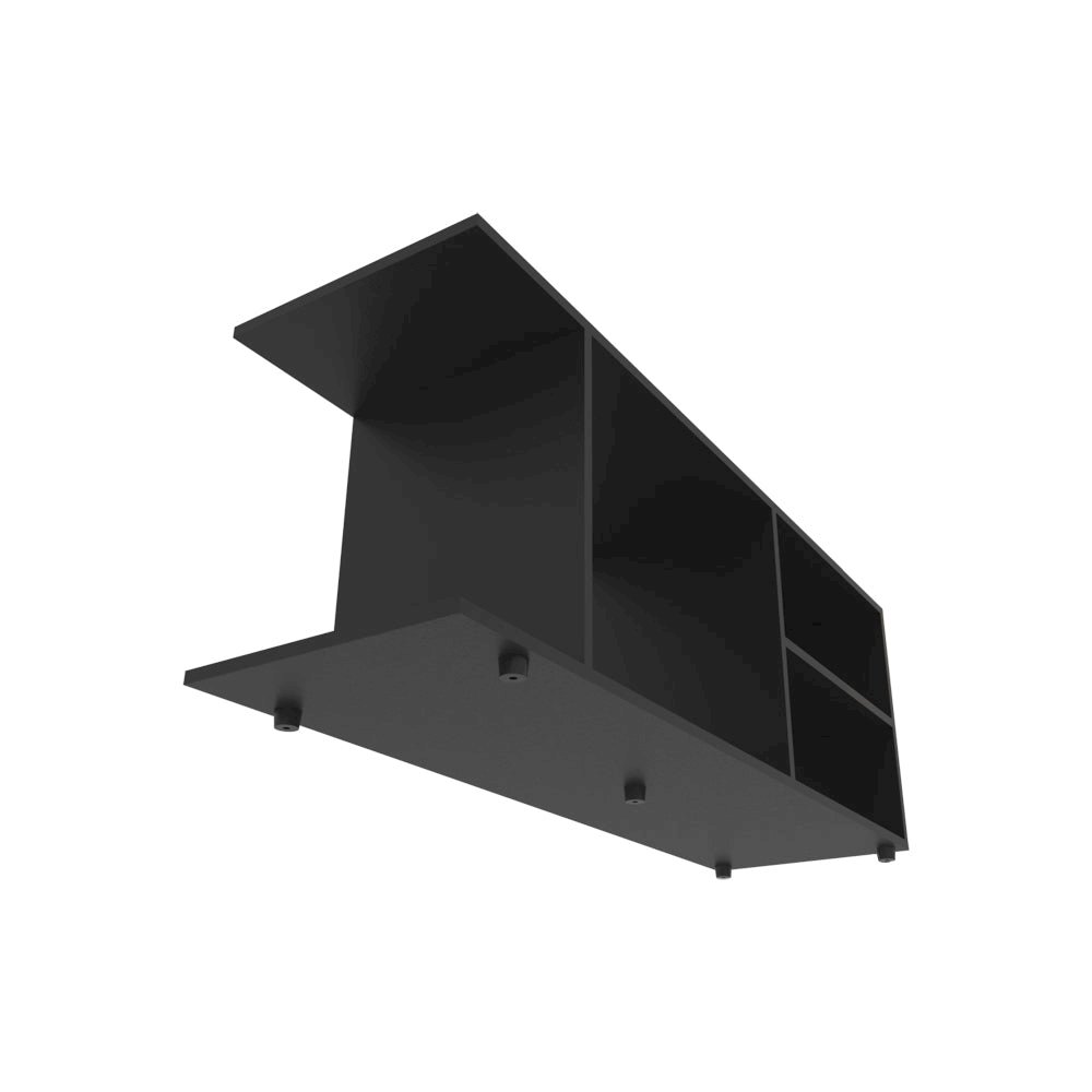 Entertainment Center Barton, Living Room, Black. Picture 6