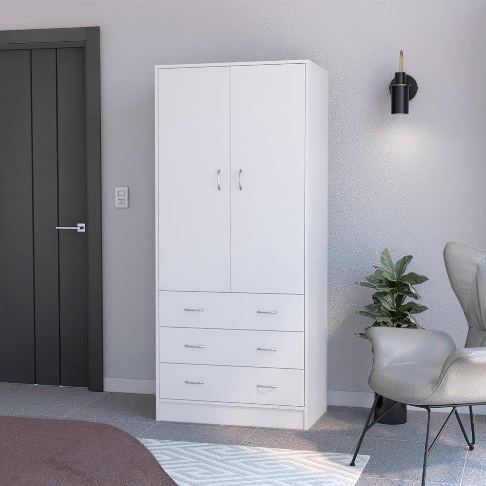 Armoire Ramey, Bedroom, White. Picture 2