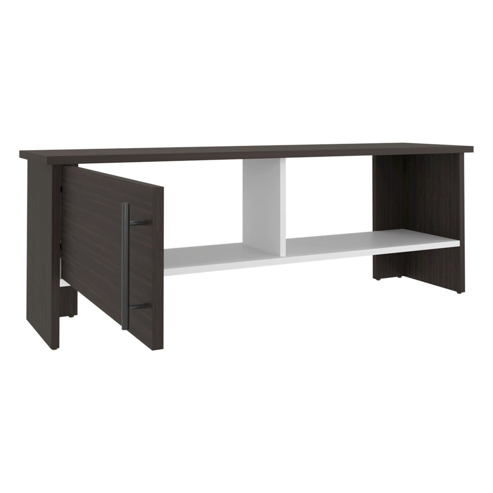 Ocean Shores Tv Stand, Black/White. Picture 4
