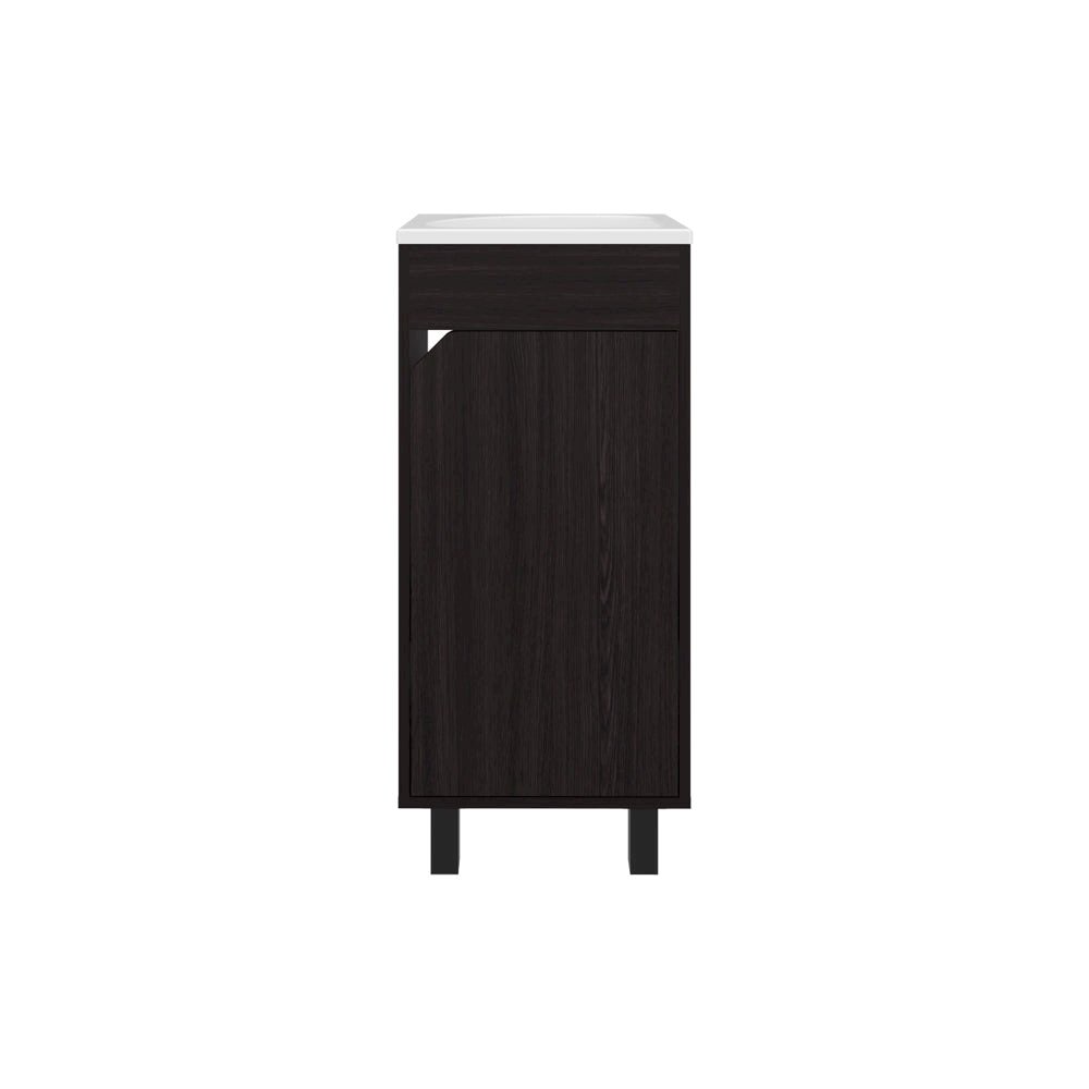 Vanity Sink, Modern Floor Cabinet, Single Door Storage,Manufactured Wood Finish. Picture 1