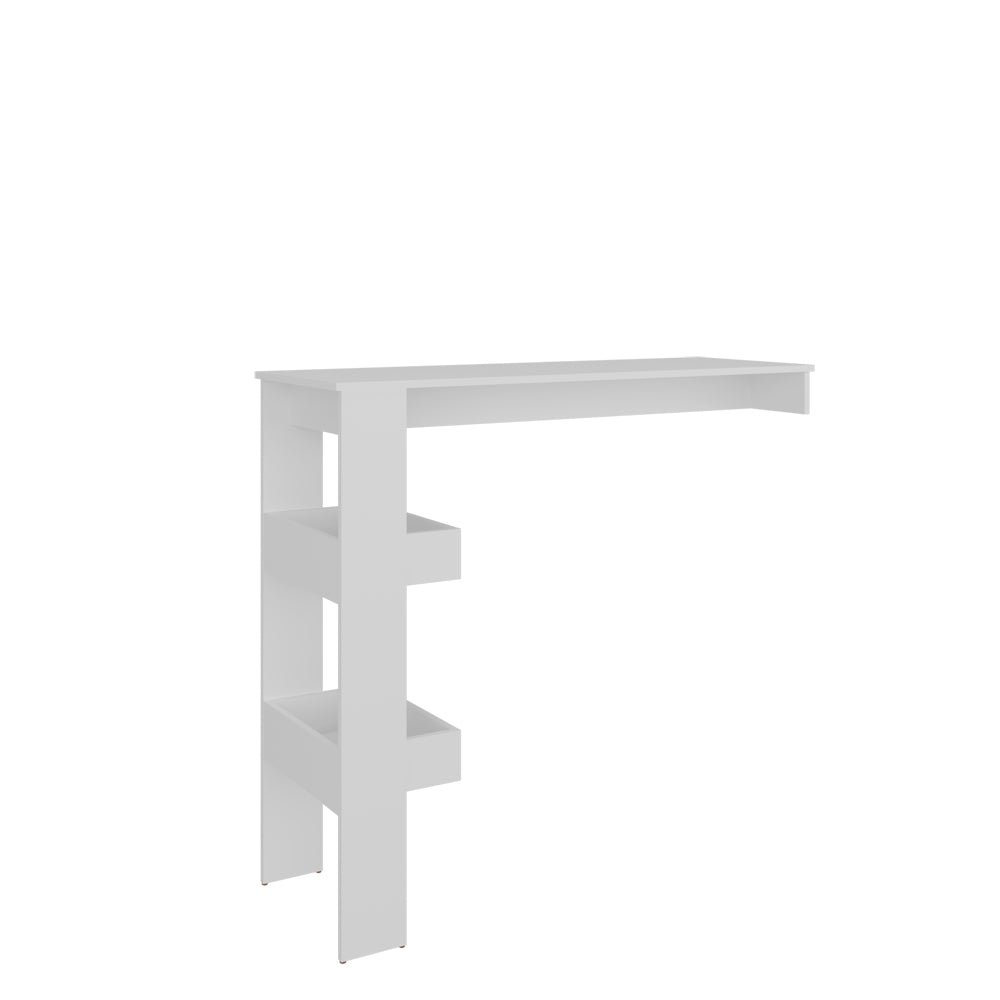 Othello Table, Contemporary Table with Open Shelves for Kitchen. Picture 4