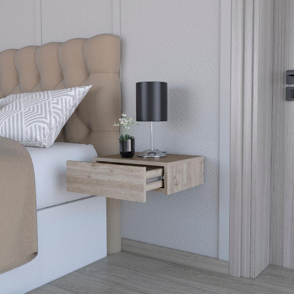 Nightstand Isola, Bedroom, Light Gray. Picture 3