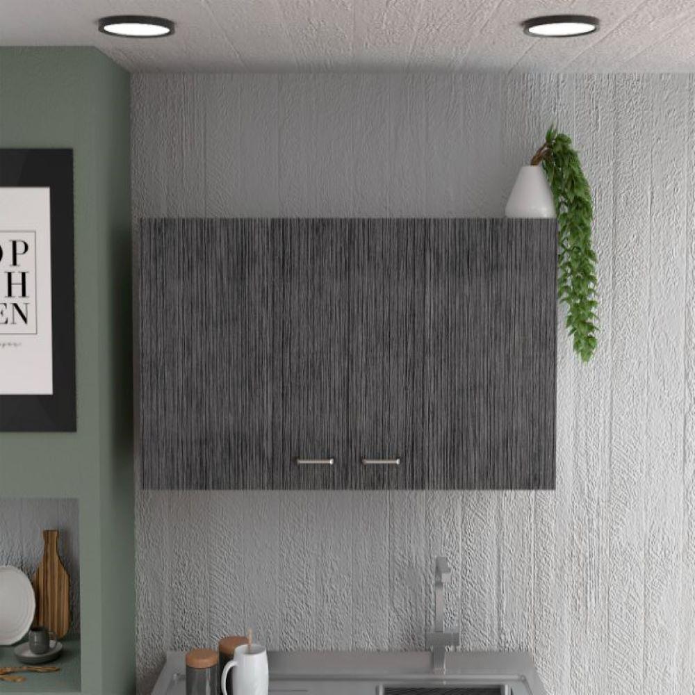 Wall Cabinet Toran, Kitchen, White / Smoky Oak. Picture 1