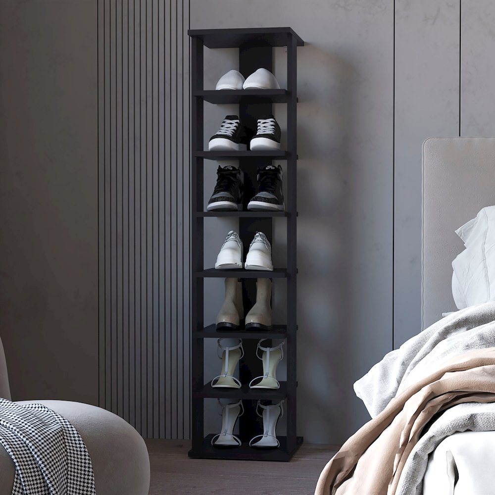 Hatch Shoe Rack– 7-Tier Slim Shoe Organizer, Modern Design. Picture 5