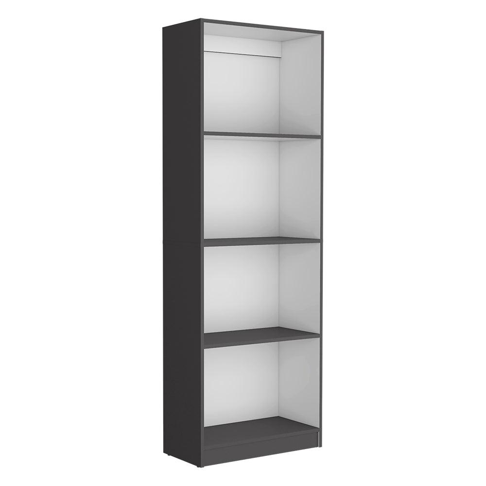 Bookcase Benzoni, Office, Matt Gray / White. Picture 3