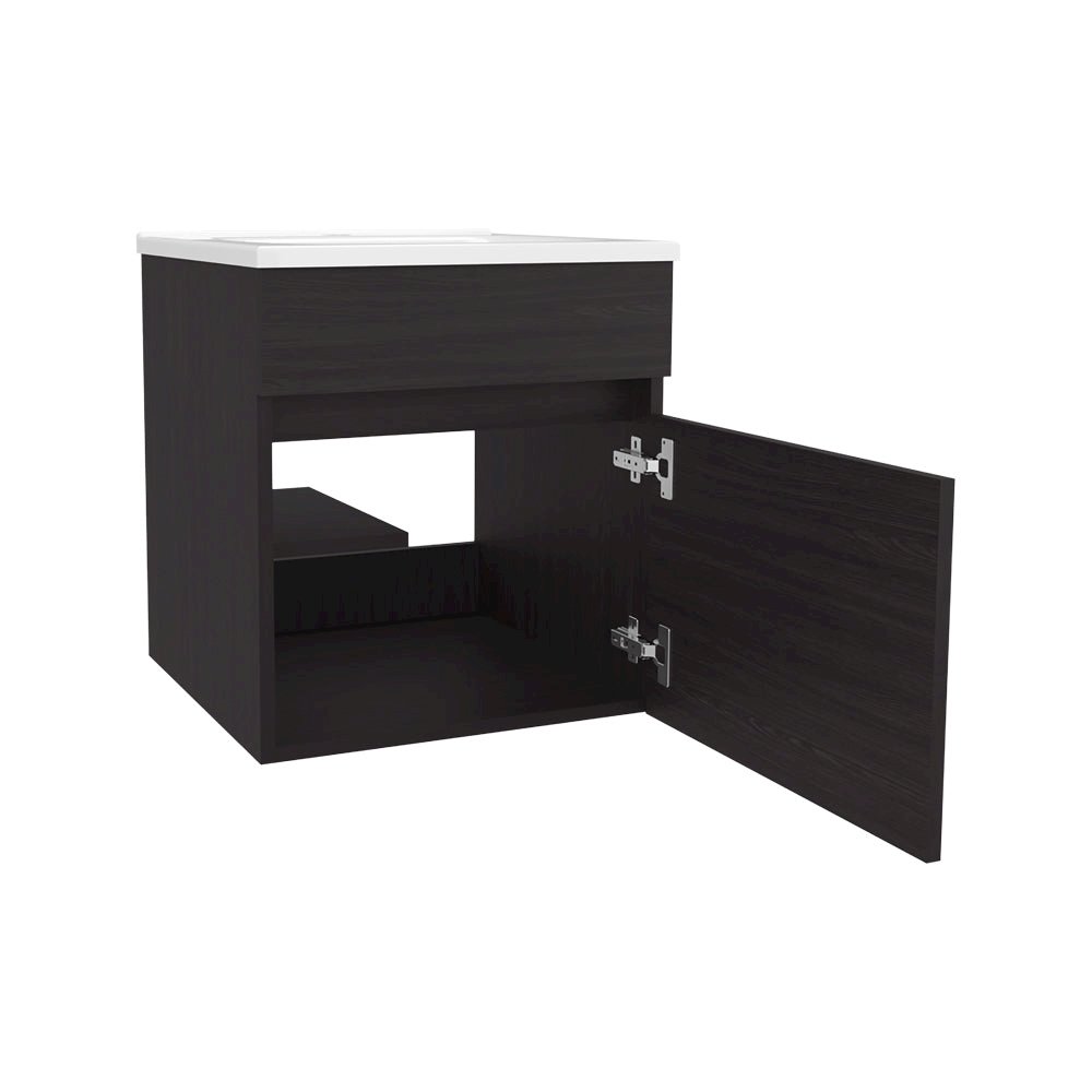 Newell Vanity Sink, Bathroom, Black. Picture 1