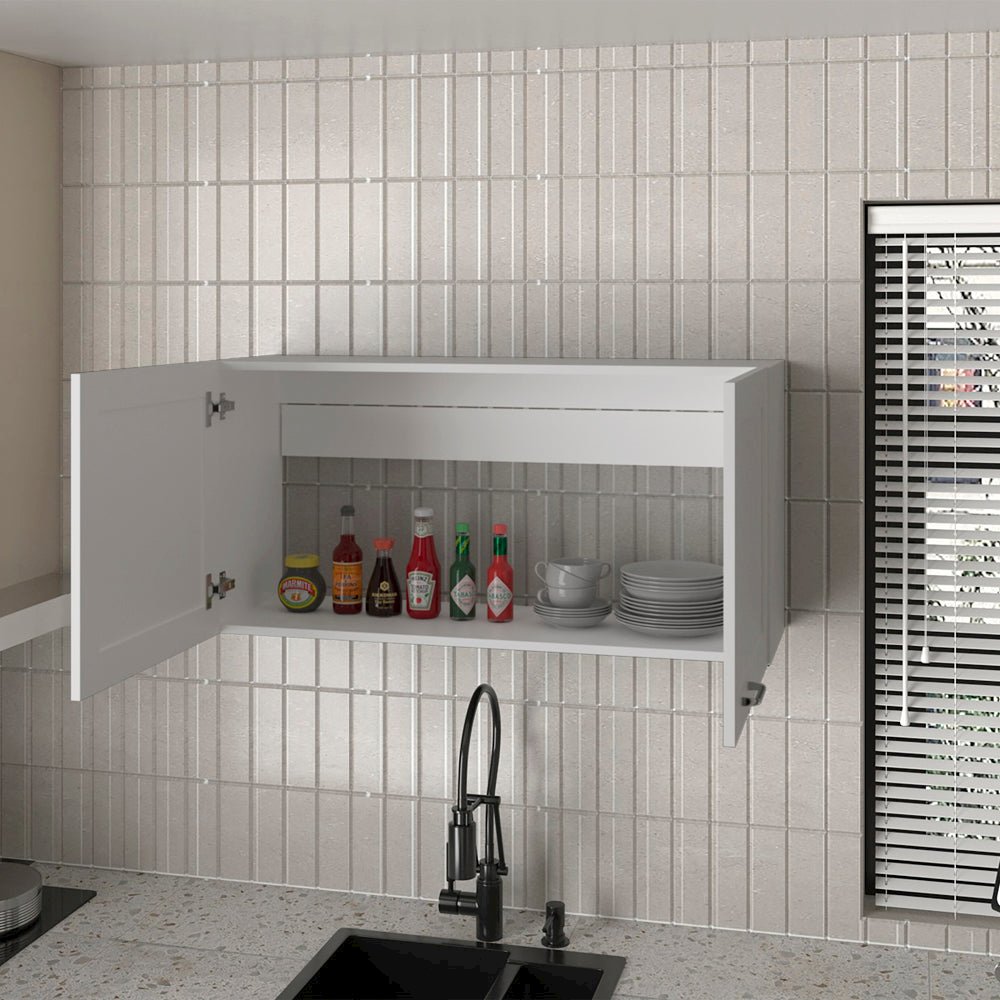 Utica Wall Cabinet, Kitchen, White. Picture 2