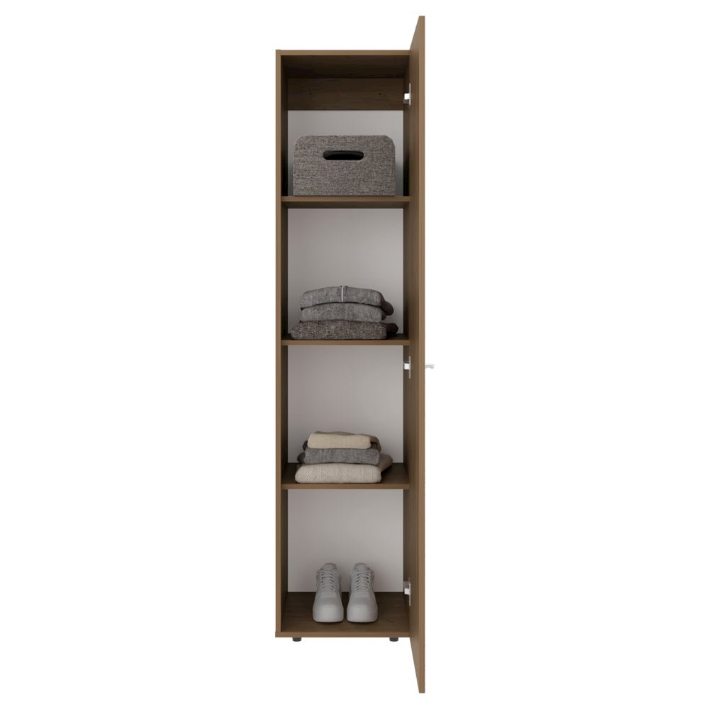 Violet Wardrobe  Beige with One Door - Modern and Practical Storage Solution. Picture 8