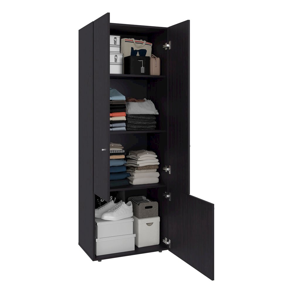 Soham Armoire Extension Duo, 3 Doors and Shelves for Bedroom. Picture 4